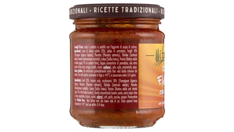 I Toscanacci Ragù Ai Funghi Con Porcini 180 G