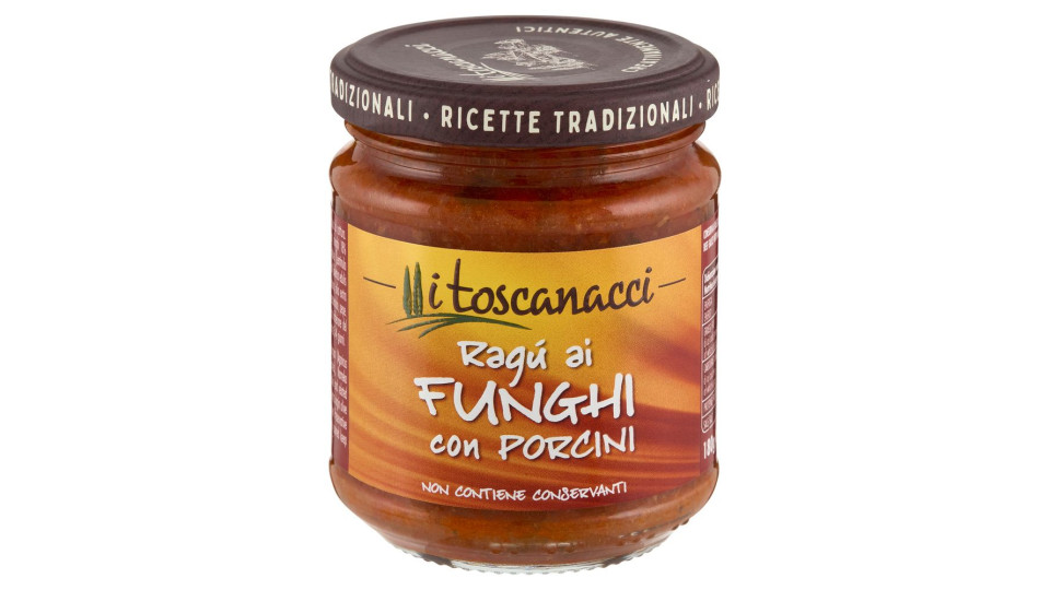 I Toscanacci Ragù Ai Funghi Con Porcini 180 G