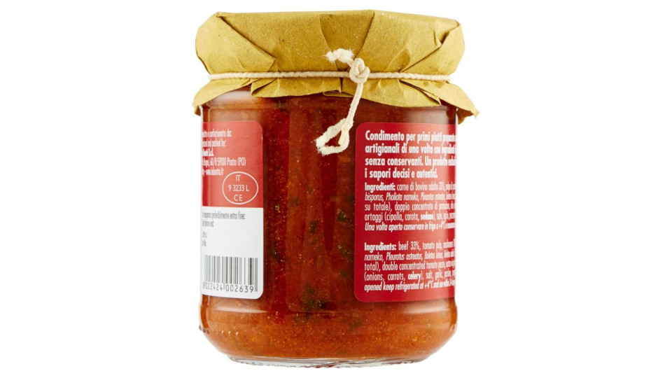 I Toscanacci Ragù Ai Funghi Con Porcini 180 G