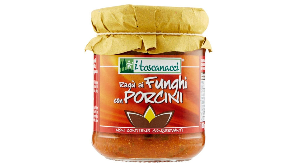I Toscanacci Ragù Ai Funghi Con Porcini 180 G
