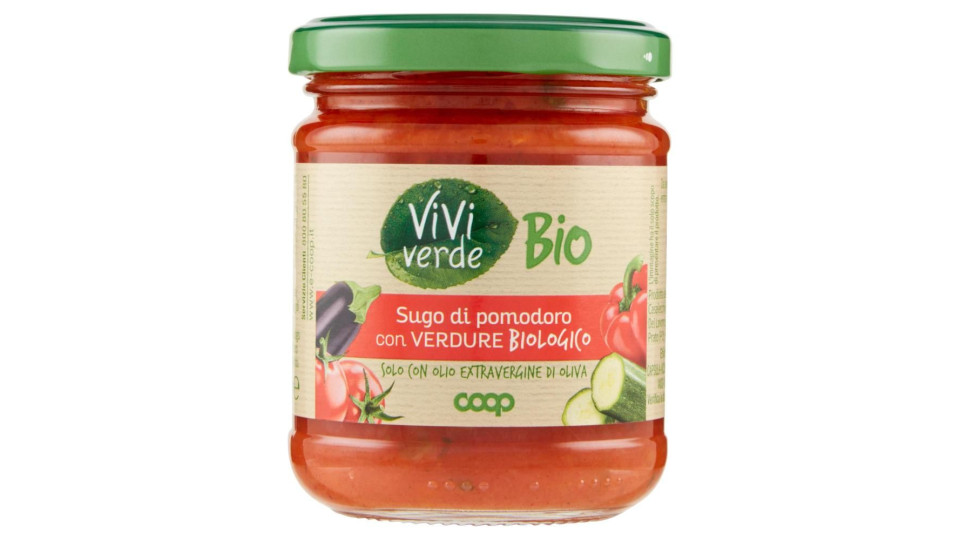 Sugo Di Pomodoro Con Verdure Biologico 190 G