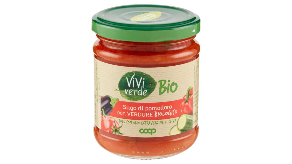 Sugo Di Pomodoro Con Verdure Biologico 190 G