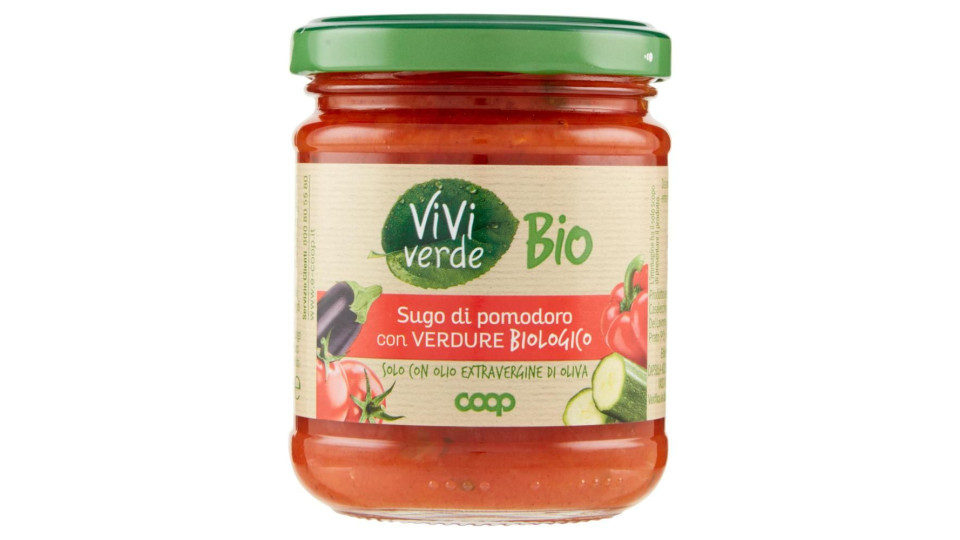Sugo Di Pomodoro Con Verdure Biologico 190 G