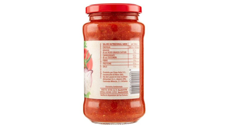 Sugo Al Pomodoro E Ricotta 400 G