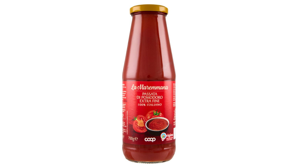 Passata Di Pomodoro Extra Fine 100% Italiano La Maremmana 700 G