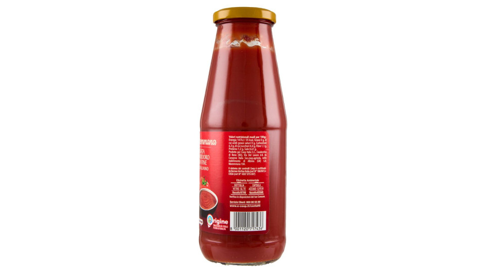 Passata Di Pomodoro Extra Fine 100% Italiano La Maremmana 700 G