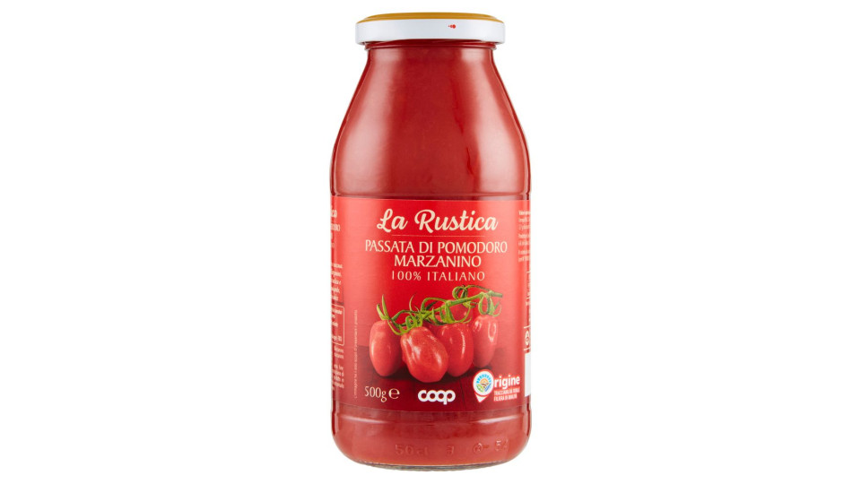 Passata Di Pomodoro Marzanino 100% Italiano La Rustica 500 G