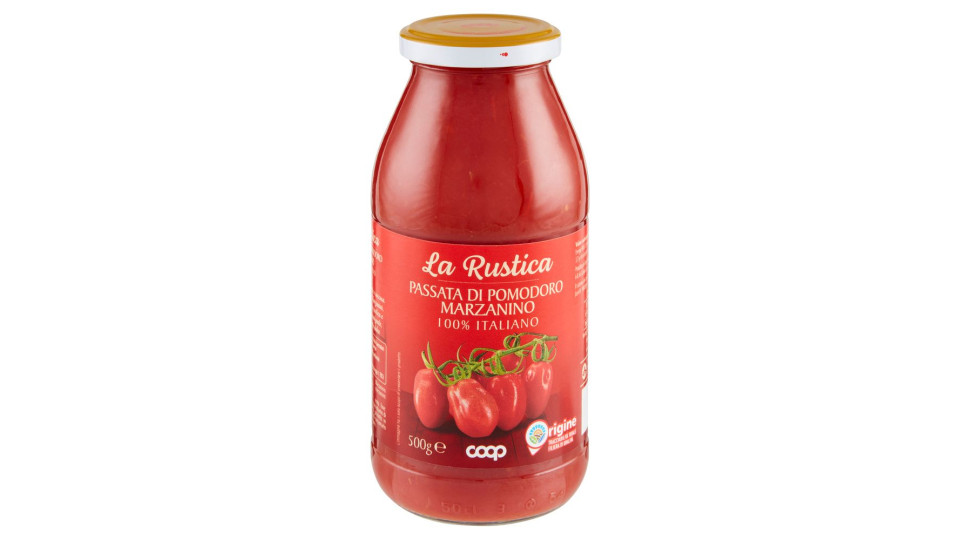 Passata Di Pomodoro Marzanino 100% Italiano La Rustica 500 G
