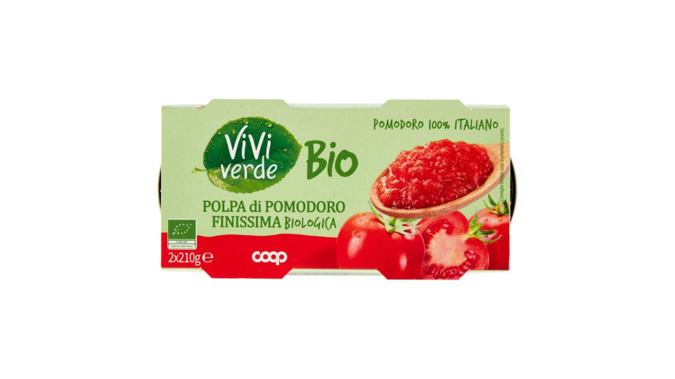 Polpa Di Pomodoro Finissima Biologica 2 X 210 G