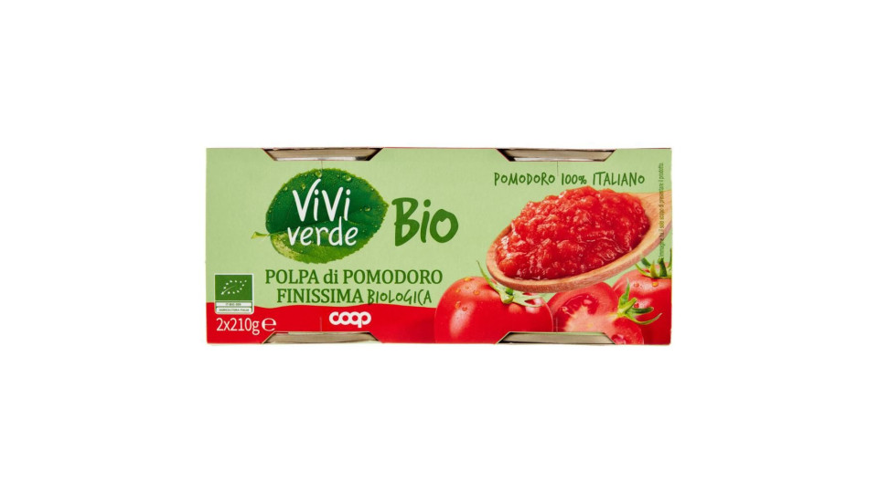Polpa Di Pomodoro Finissima Biologica 2 X 210 G