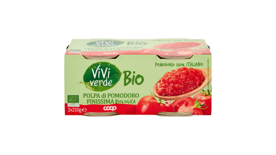 Polpa Di Pomodoro Finissima Biologica 2 X 210 G