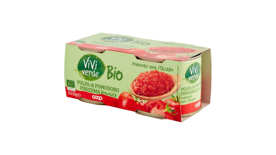 Polpa Di Pomodoro Finissima Biologica 2 X 210 G