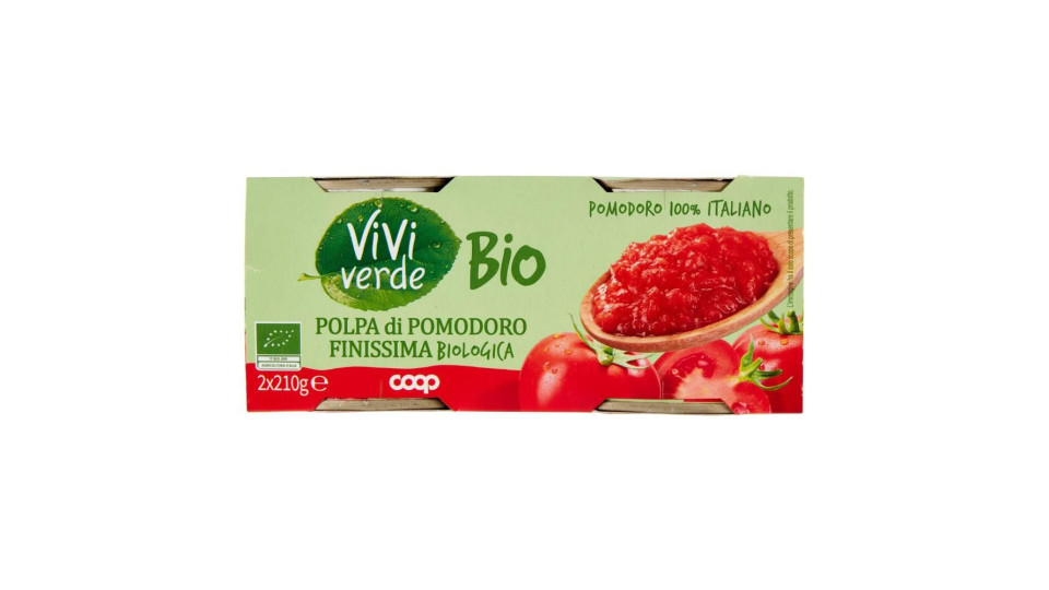 Polpa Di Pomodoro Finissima Biologica 2 X 210 G