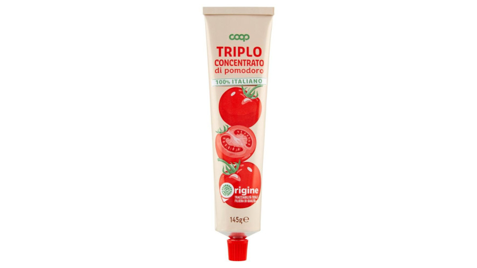 Triplo Concentrato Di Pomodoro 100% Italiano 145 G