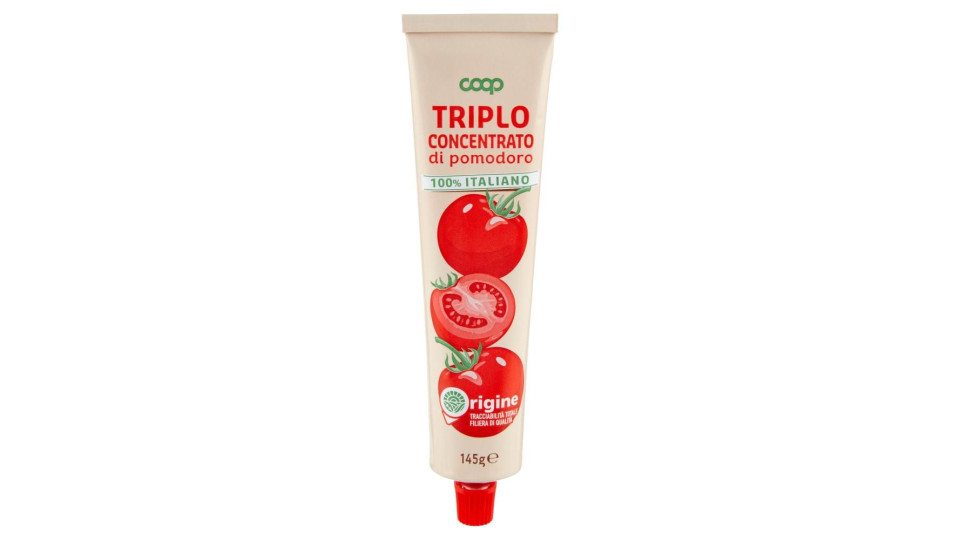 Triplo Concentrato Di Pomodoro 100% Italiano 145 G