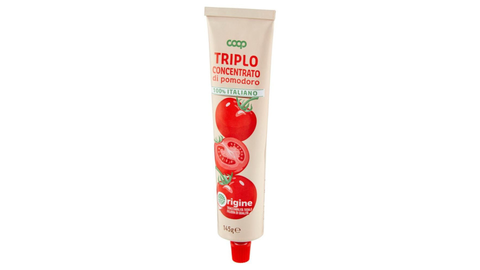 Triplo Concentrato Di Pomodoro 100% Italiano 145 G