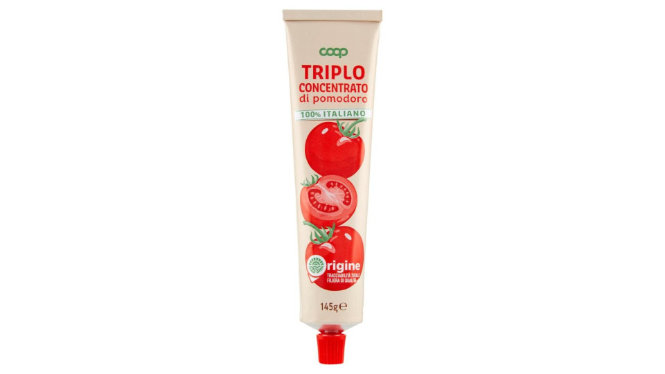 Triplo Concentrato Di Pomodoro 100% Italiano 145 G