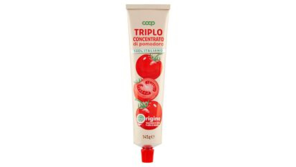 Triplo Concentrato Di Pomodoro 100% Italiano 145 G