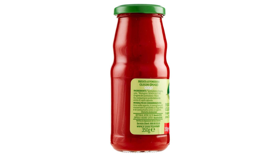 Passata Di Pomodoro Ciliegino Biologica 350 G