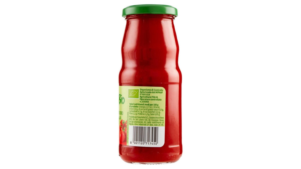 Passata Di Pomodoro Ciliegino Biologica 350 G