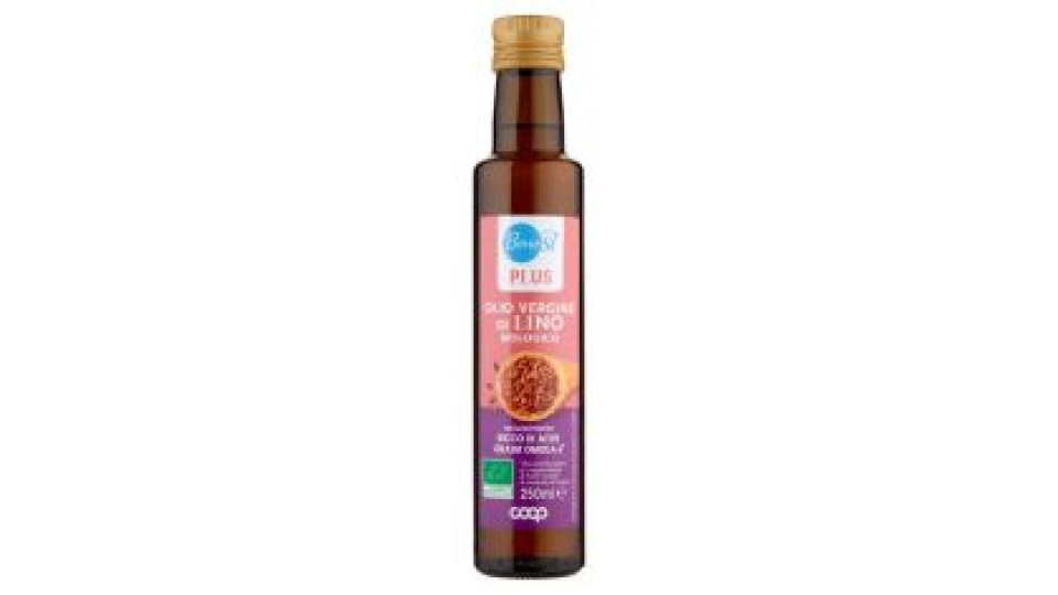 Plus Olio Vergine Di Lino Biologico 250 Ml