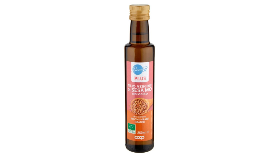Plus Olio Vergine Di Sesamo Biologico 250 Ml