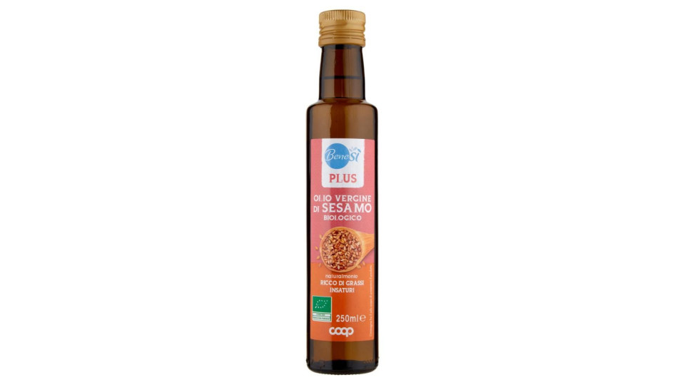 Plus Olio Vergine Di Sesamo Biologico 250 Ml