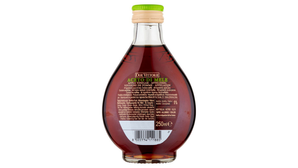 Due Vittorie Aceto Di Mele 250 Ml