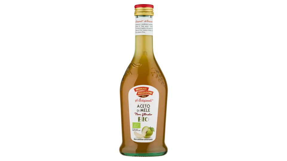 Monari Federzoni Gli Artigianali Aceto Di Mele Non Filtrato Bio 500 Ml