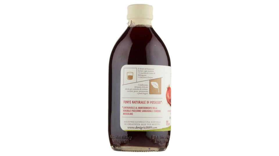 De Nigris Aceto Di Melograno Non Filtrato Biologico 500 Ml