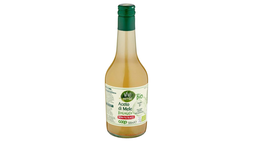 Aceto Di Mele Biologico Non Filtrato 500 Ml