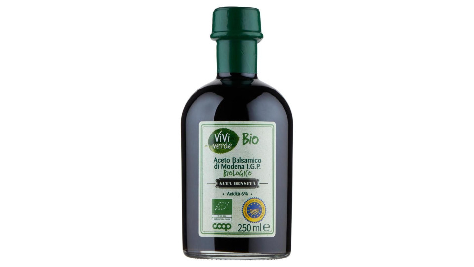 Aceto Balsamico Di Modena I.g.p. Biologico Alta Densità 250 Ml