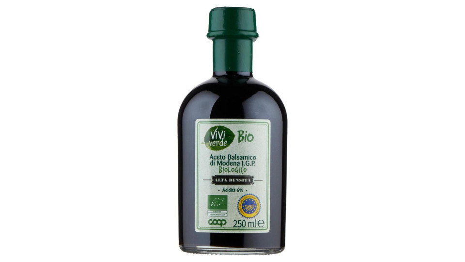 Aceto Balsamico Di Modena I.g.p. Biologico Alta Densità 250 Ml