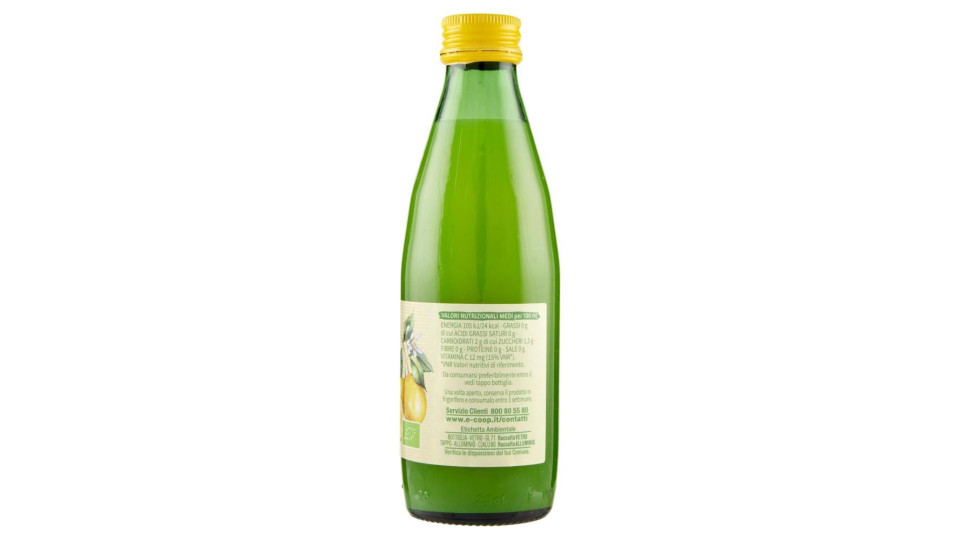 Succo Di Limone Di Sicilia Biologico 250 Ml