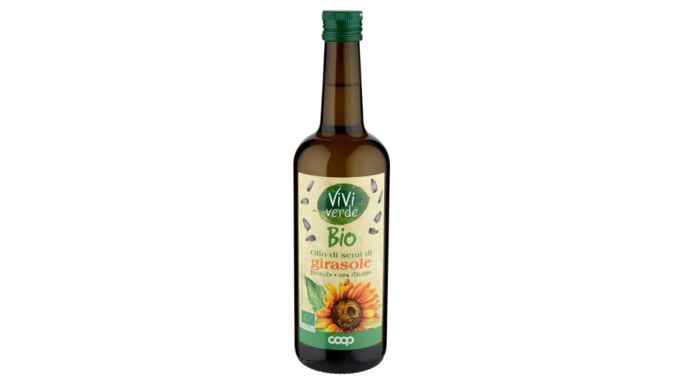 Olio Di Semi Di Girasole Biologico 100% Italiano 750 Ml