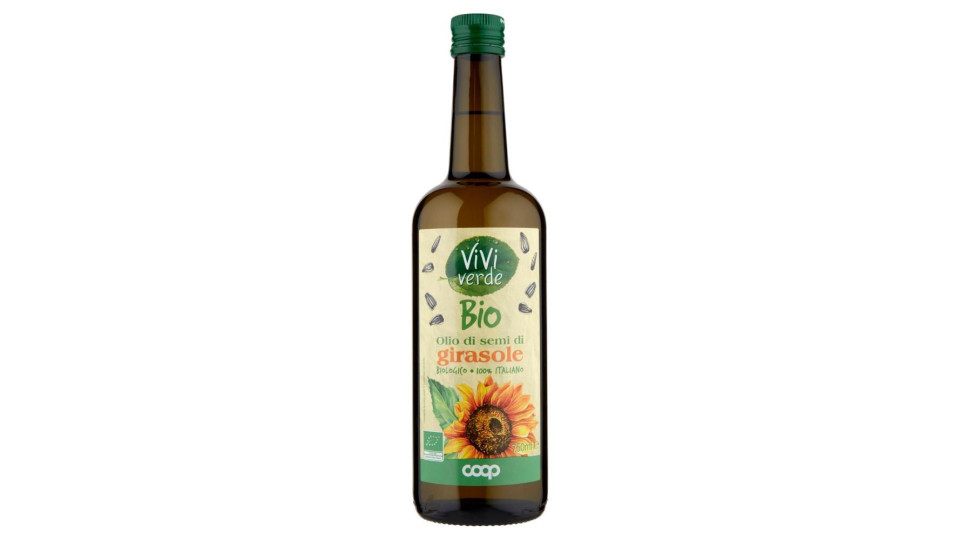 Olio Di Semi Di Girasole Biologico 100% Italiano 750 Ml