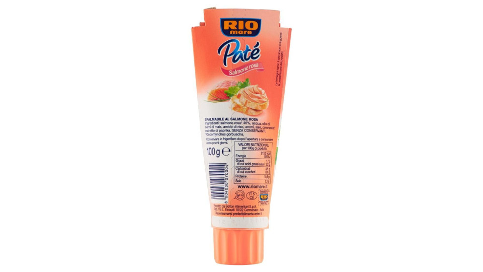 Rio Mare Patè Salmone Rosa 100 G