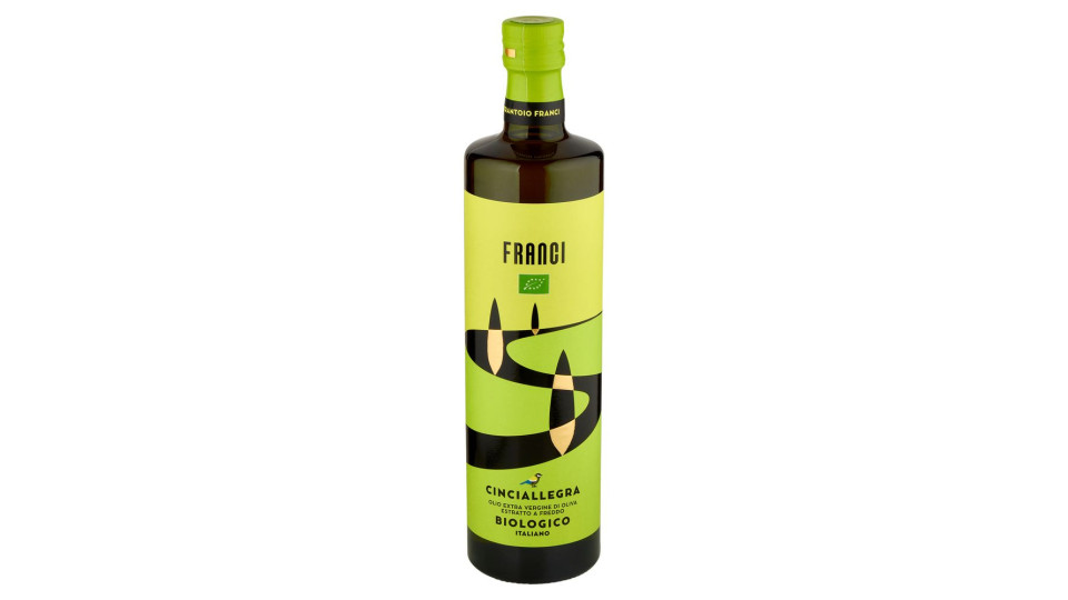 Frantoio Franci Cinciallegra Olio Extra Vergine Di Oliva Biologico Italiano 75 Cl