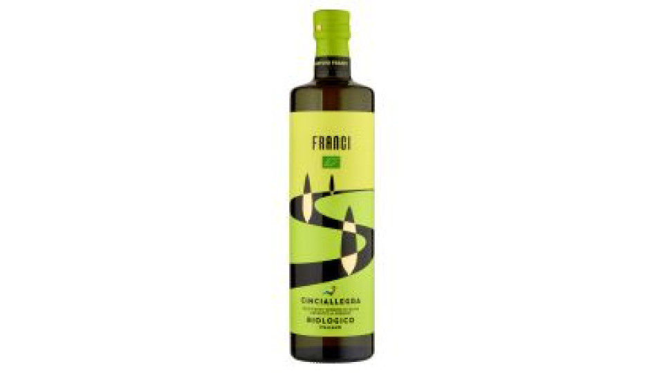 Frantoio Franci Cinciallegra Olio Extra Vergine Di Oliva Biologico Italiano 75 Cl