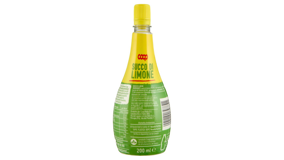 Succo Di Limone 200 Ml