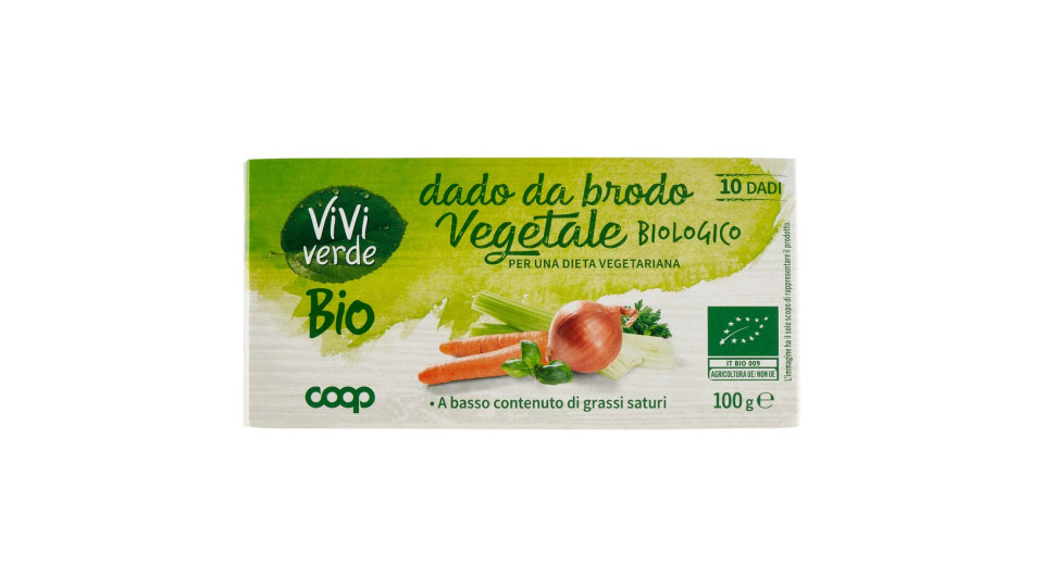 Dado Da Brodo Vegetale Biologico 10 X 10 G