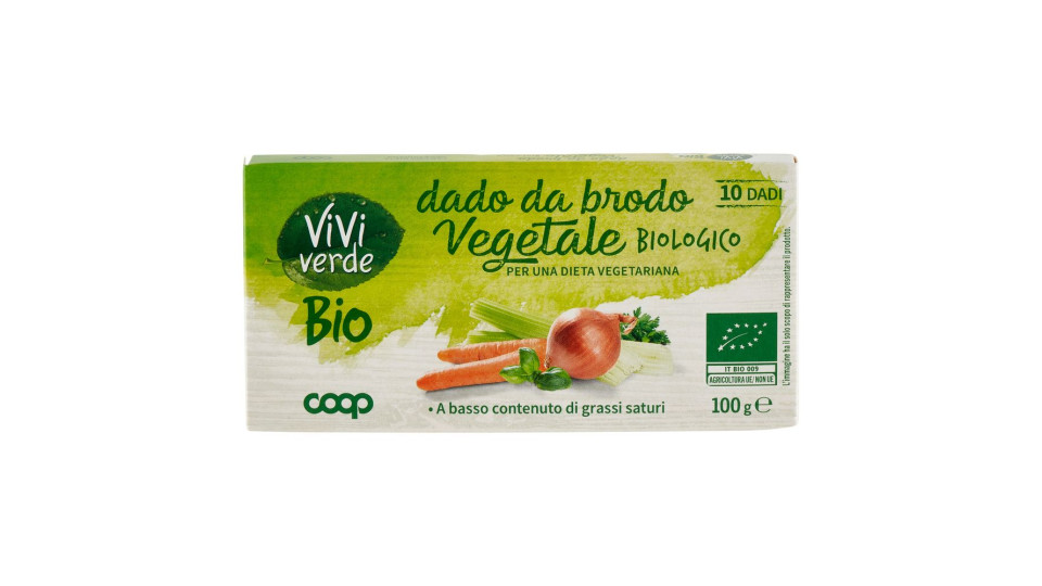 Dado Da Brodo Vegetale Biologico 10 X 10 G