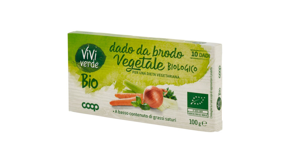 Dado Da Brodo Vegetale Biologico 10 X 10 G