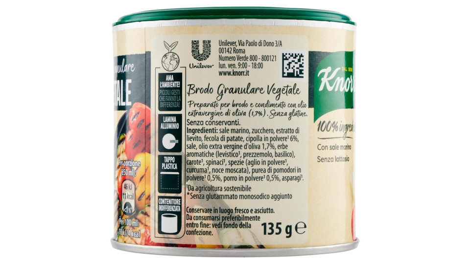 Knorr Brodo Granulare Vegetale 135 G