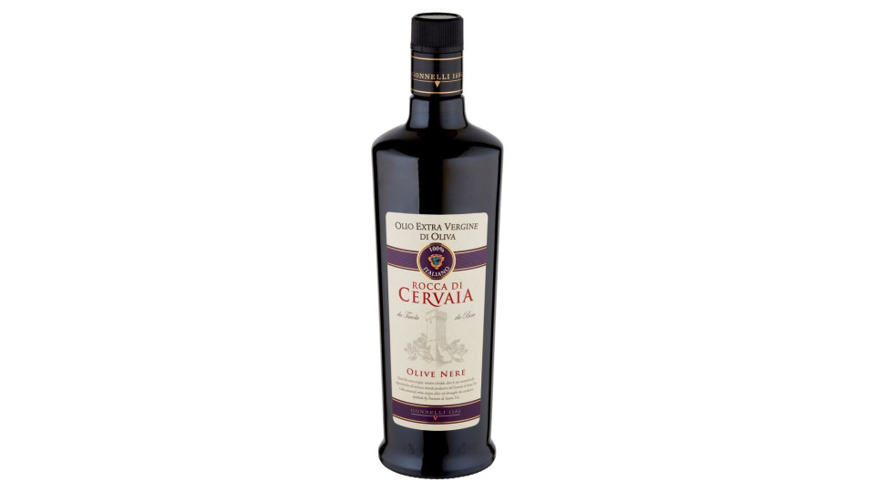 Gonnelli 1585 Rocca Di Cervaia Olio Extra Vergine Di Oliva Olive Nere 750 Ml