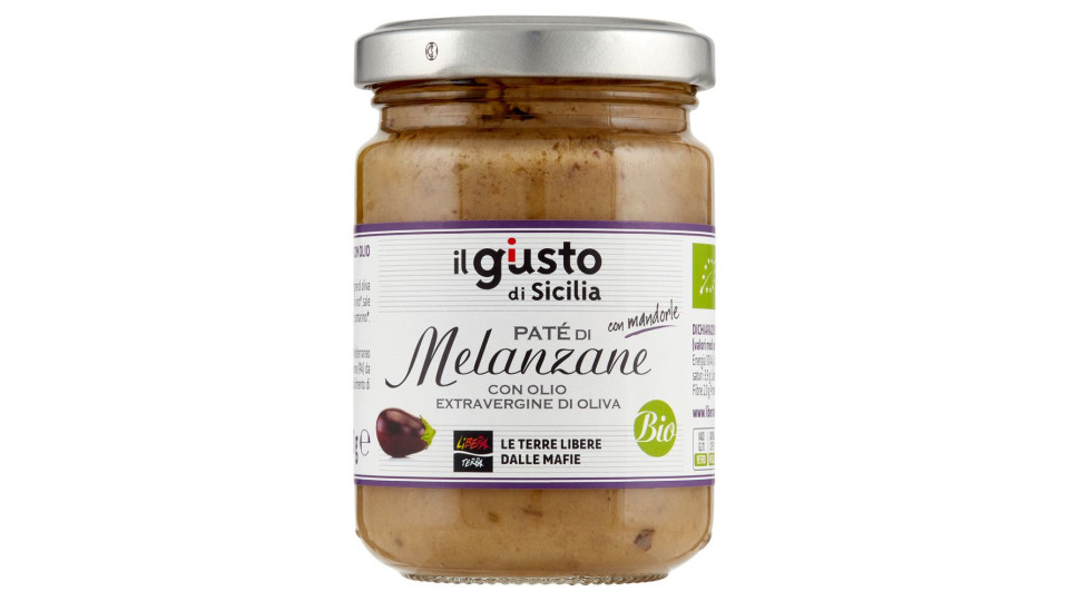 Libera Terra Il Giusto Gusto Di Sicilia Paté Di Melanzane Bio 130 G