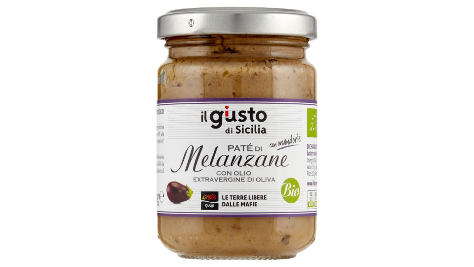 Libera Terra Il Giusto Gusto Di Sicilia Paté Di Melanzane Bio 130 G