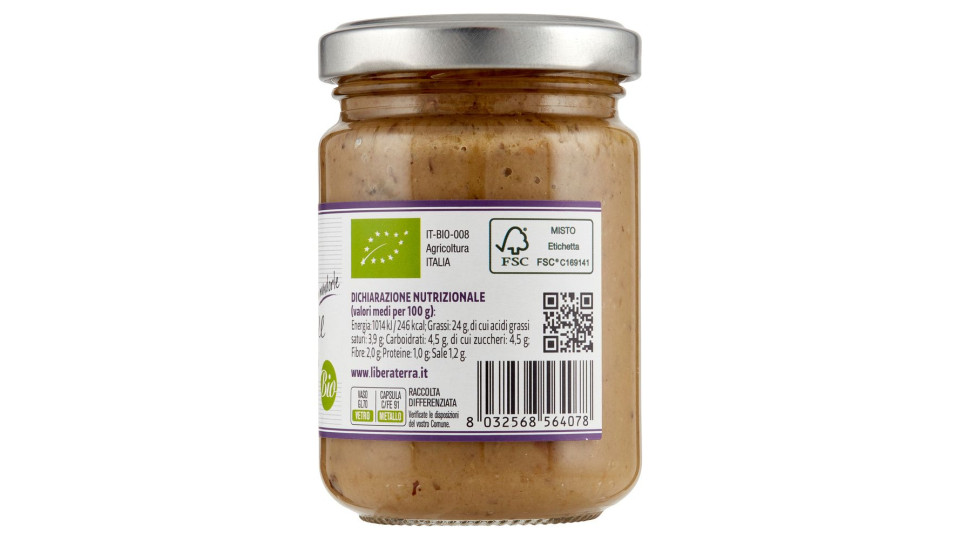 Libera Terra Il Giusto Gusto Di Sicilia Paté Di Melanzane Bio 130 G