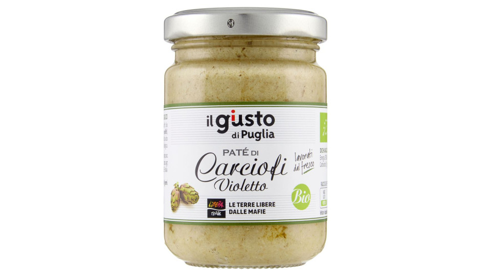 Libera Terra Il Giusto Gusto Di Puglia Paté Di Carciofi Violetto 130 G