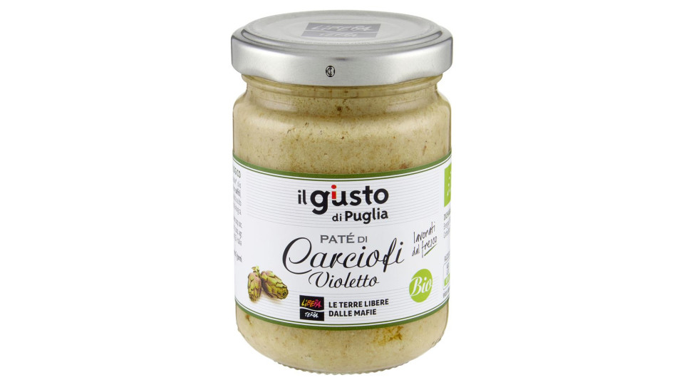 Libera Terra Il Giusto Gusto Di Puglia Paté Di Carciofi Violetto 130 G